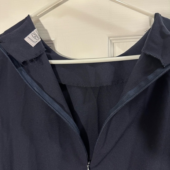 Lovecat Navy Lace Trim Romper size S - Picture 2 of 6